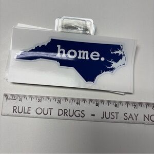 Dark Blue North Carolina Sticker